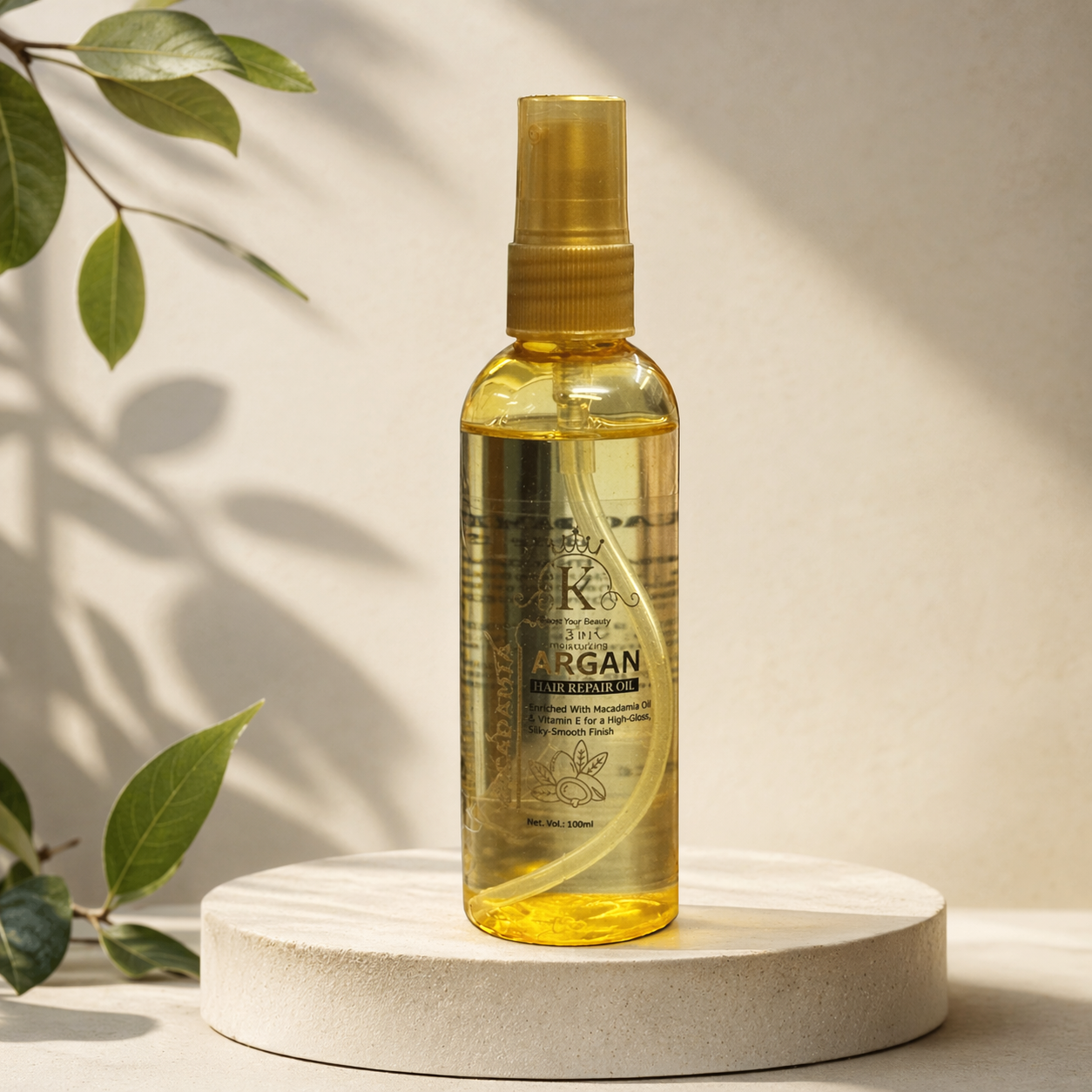 Argan Hair Repair Oil for Smooth, Frizz-Free Hair