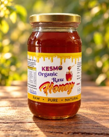 Kesmo Organic Raw Honey Large Jar